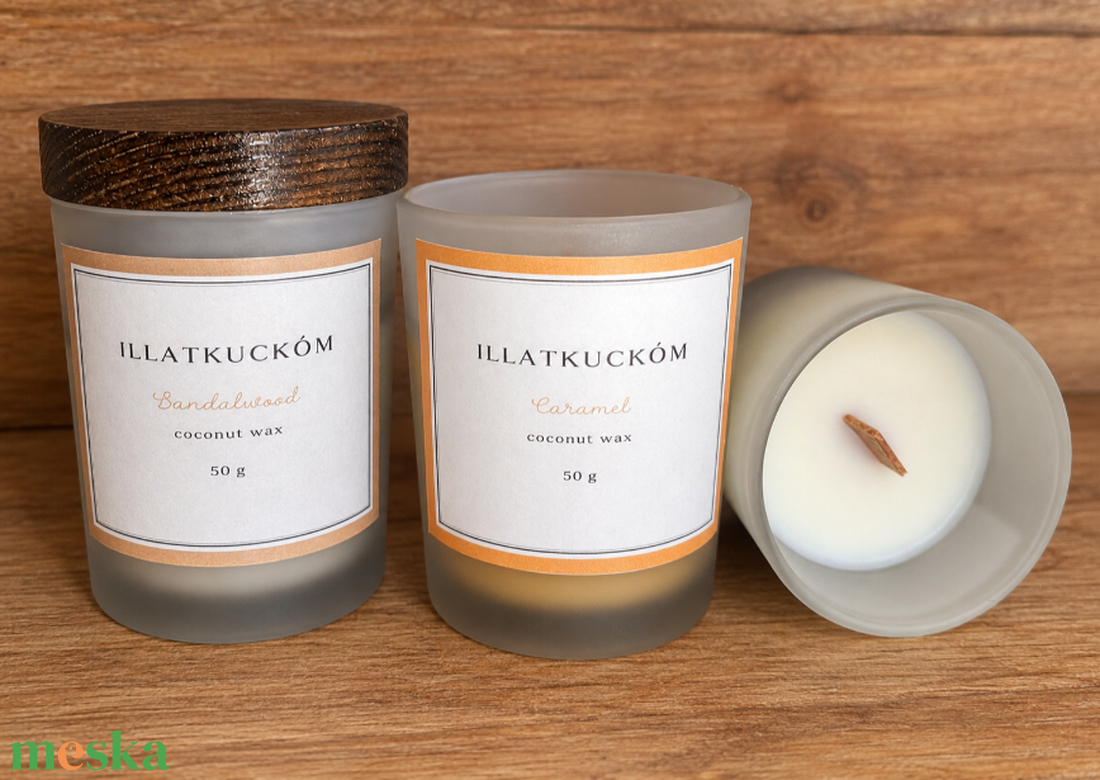 Crackling Glow-illatgyertya - otthon & életmód - gyertya, illat, aroma - gyertya - Meska.hu