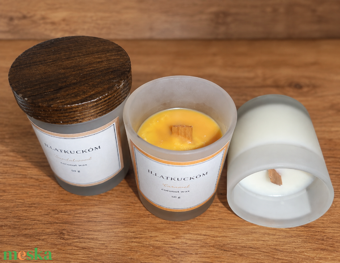 Crackling Glow-illatgyertya - otthon & életmód - gyertya, illat, aroma - gyertya - Meska.hu