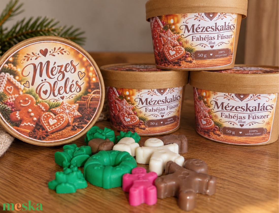 Karácsony illatai illatviasz - otthon & életmód - gyertya, illat, aroma - illatviasz - Meska.hu