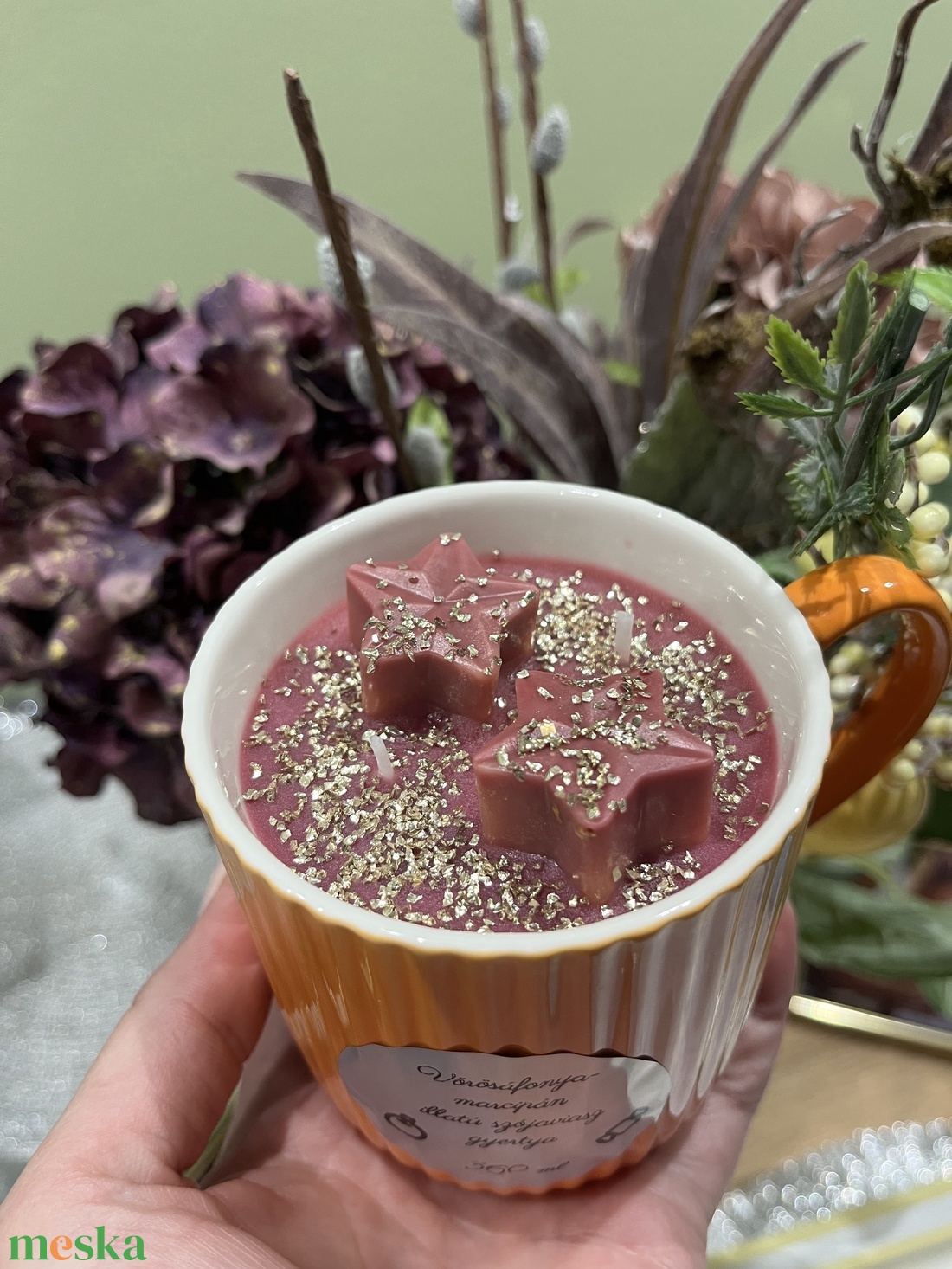 Bögrés szójaviasz gyertya vörösáfonya-marcipán illatban 360 ml - otthon & életmód - gyertya, illat, aroma - gyertya - Meska.hu Bögrés szójaviasz gyertya vörösáfonya-marcipán illatban 360 ml - otthon & életmód - gyertya, illat, aroma - gyertya - Meska.hu