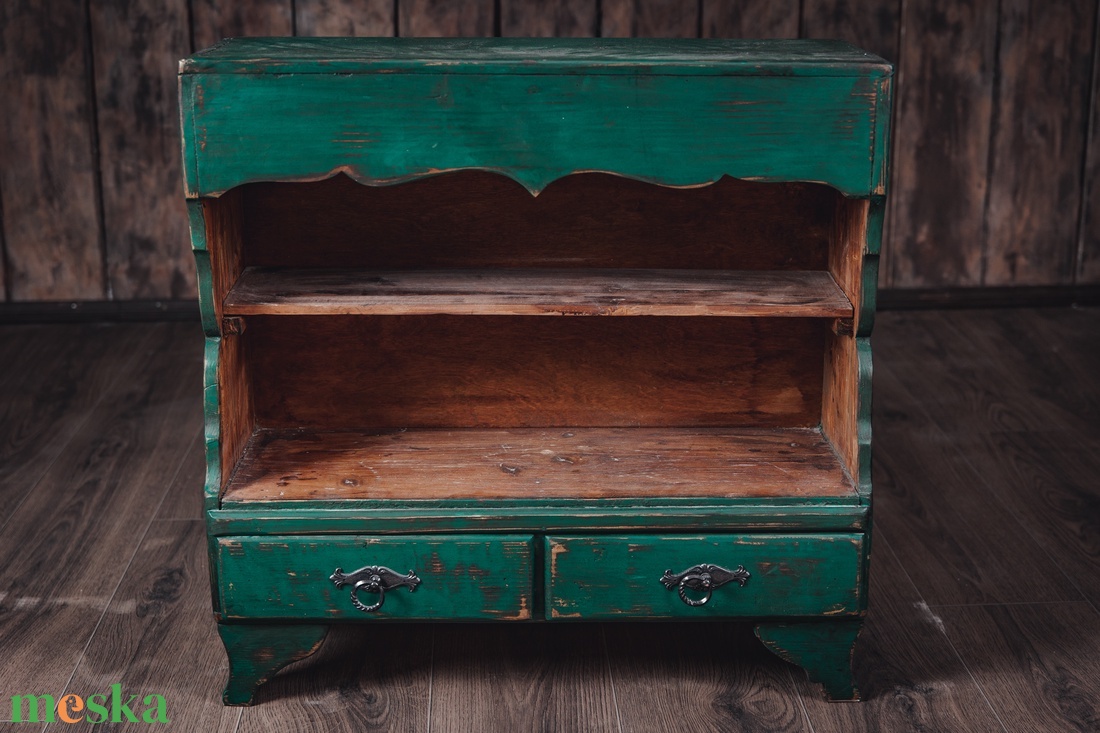 Bájos, vintage stílusú, shabby chic jegyeket hordozó zöld polcos szekrény - otthon & életmód - bútor - komód - Meska.hu Bájos, vintage stílusú, shabby chic jegyeket hordozó zöld polcos szekrény - otthon & életmód - bútor - komód - Meska.hu