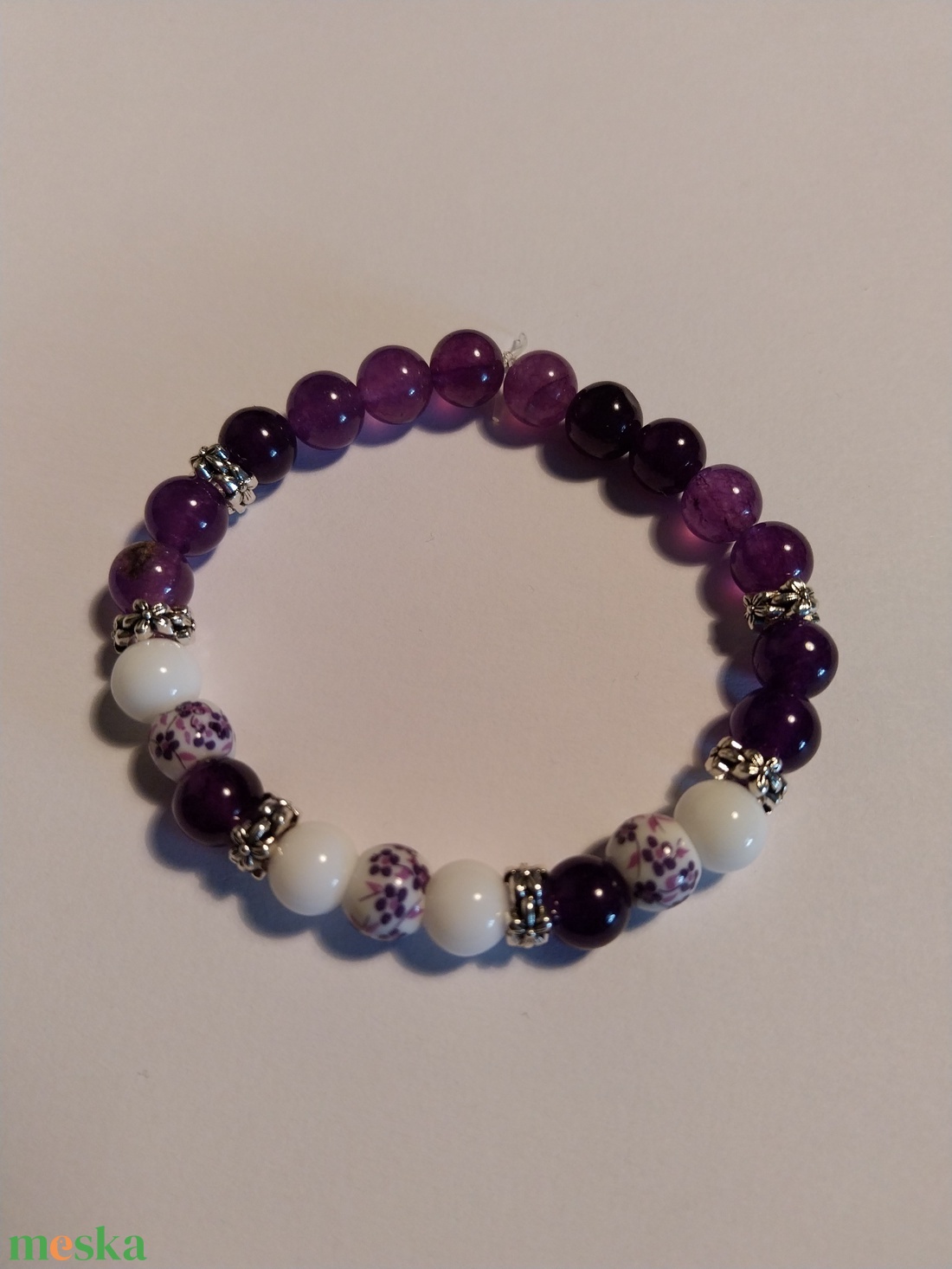 Ásvány karkötő - ékszer - karkötő - ásványkarkötő - Meska.hu