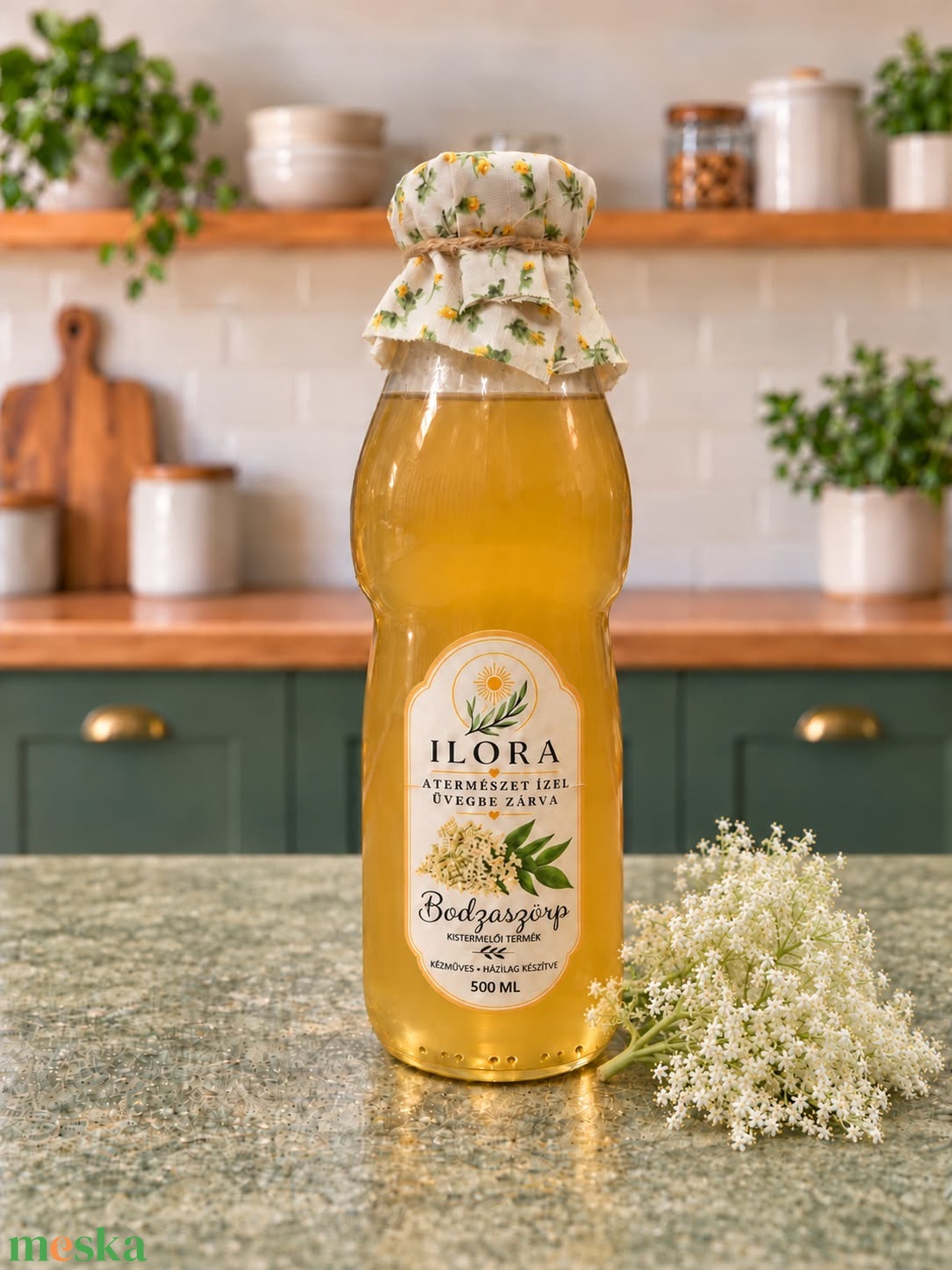Bodzaszörp - élelmiszer - szörp - Meska.hu