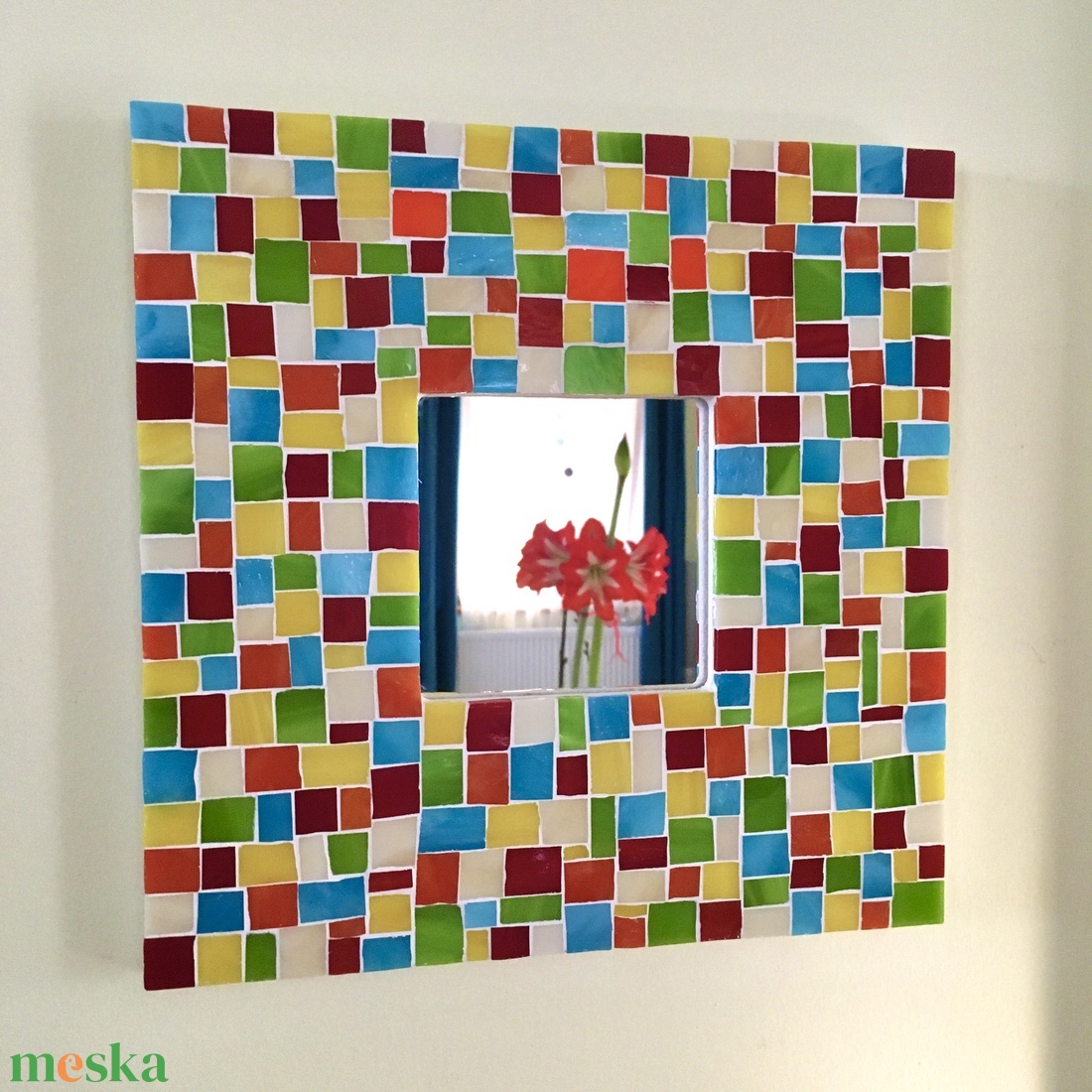 Mozaik tükör - toszkán hangulat - otthon & életmód - dekoráció - tükör - Meska.hu