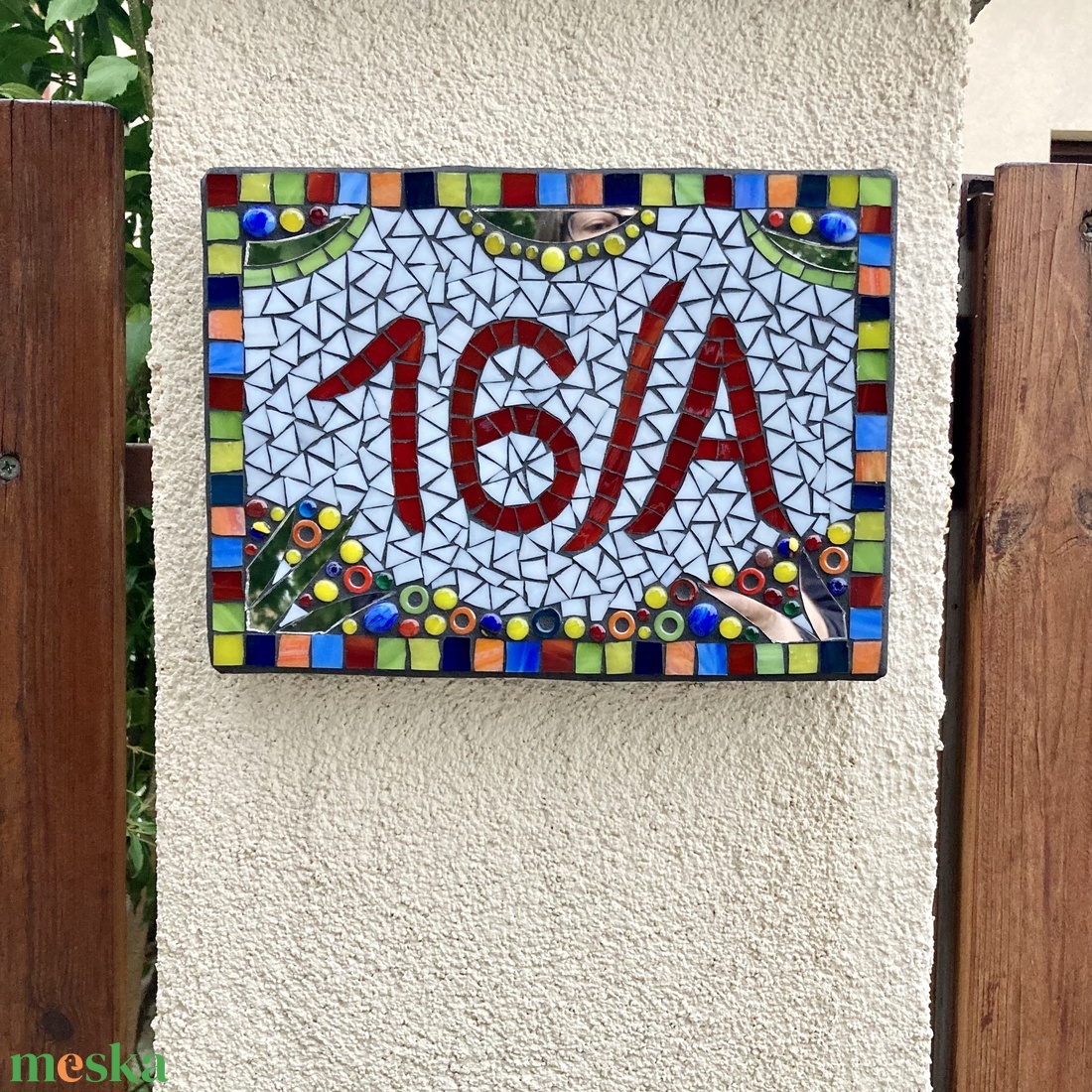Mozaik házszám tábla, utcatábla - otthon & életmód - ház & kert - házszám - Meska.hu Mozaik házszám tábla, utcatábla - otthon & életmód - ház & kert - házszám - Meska.hu