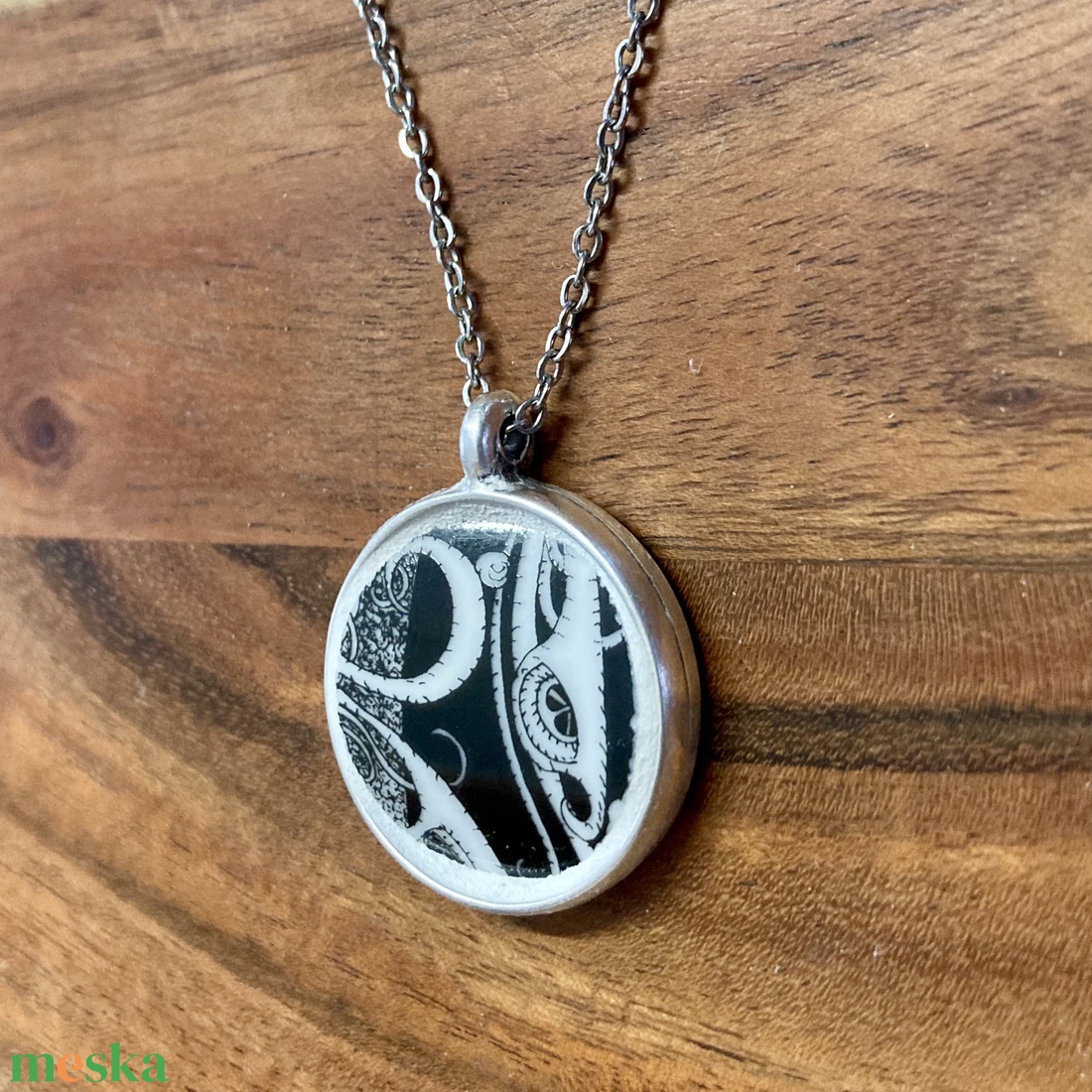 Mentett porcelán darabok - nyaklánc nemesacél lánccal - ékszer - nyaklánc - medálos nyaklánc - Meska.hu