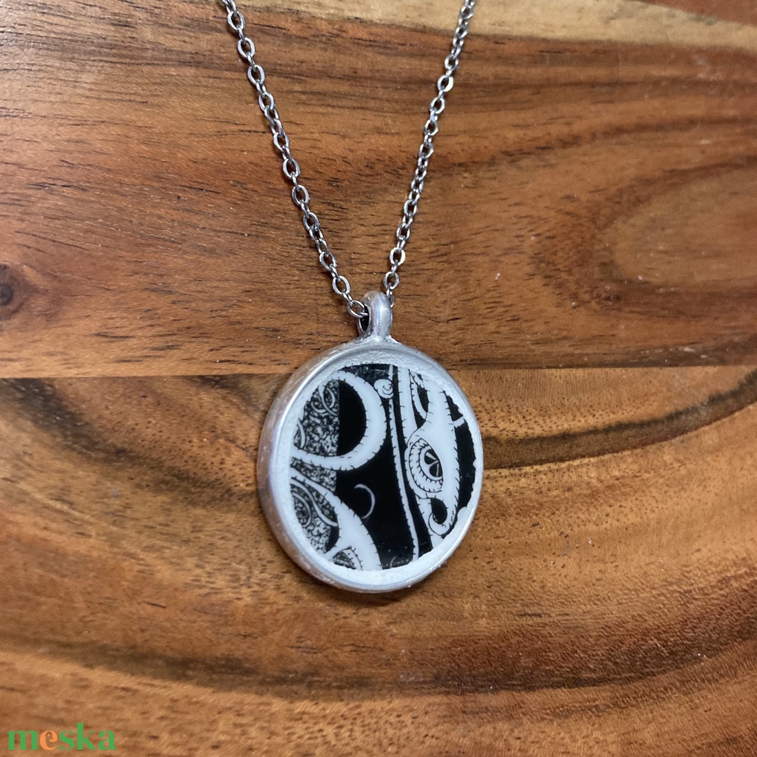 Mentett porcelán darabok - nyaklánc nemesacél lánccal - ékszer - nyaklánc - medálos nyaklánc - Meska.hu