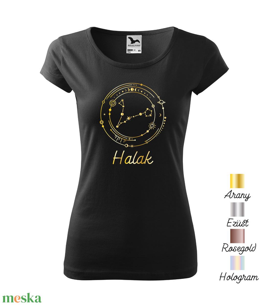 Halak csillagkép - ruha & divat - női ruha - póló, felső - Meska.hu