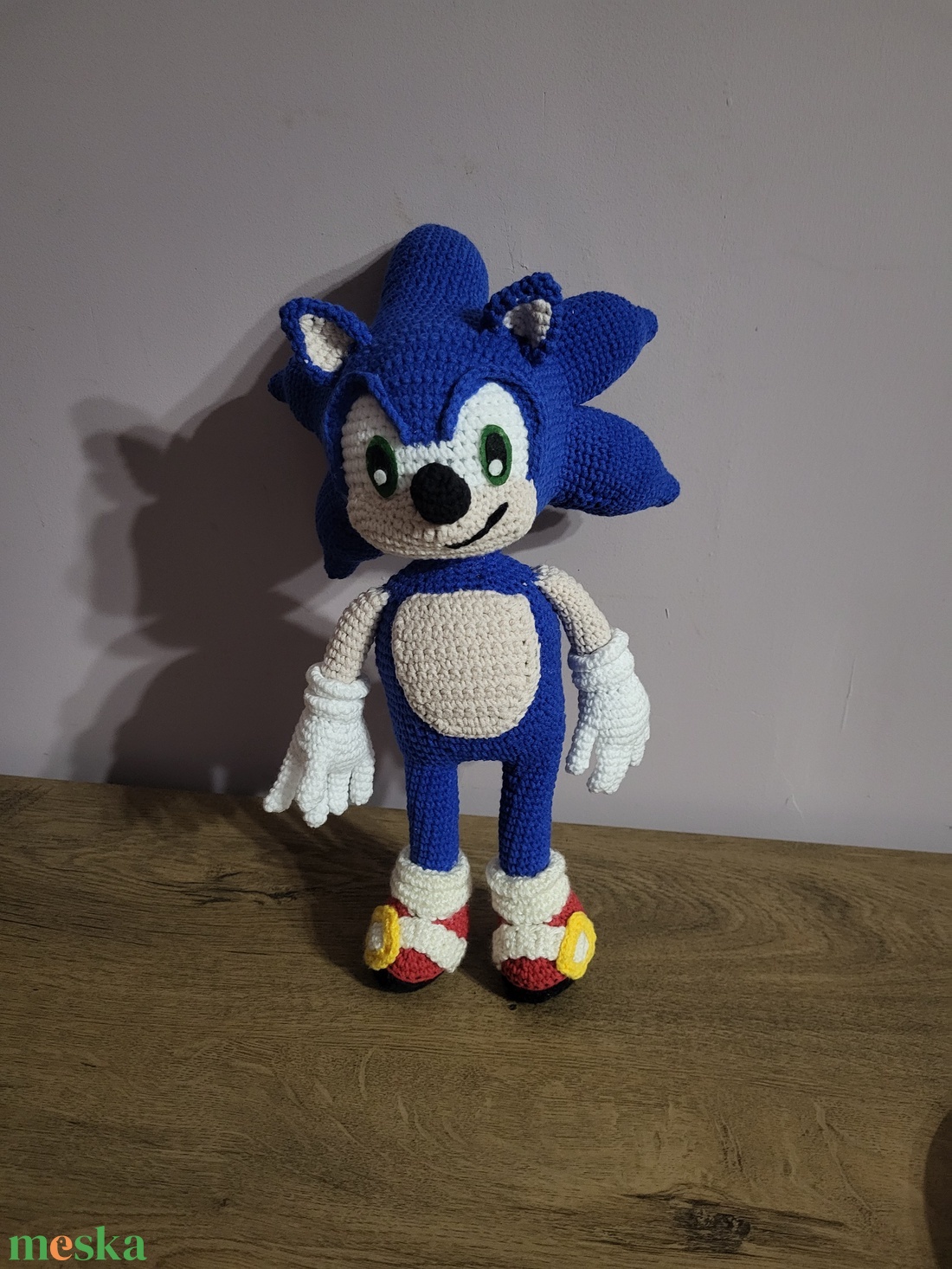 Sonic figura  - játék & sport - plüssállat & játékfigura - más figura - Meska.hu