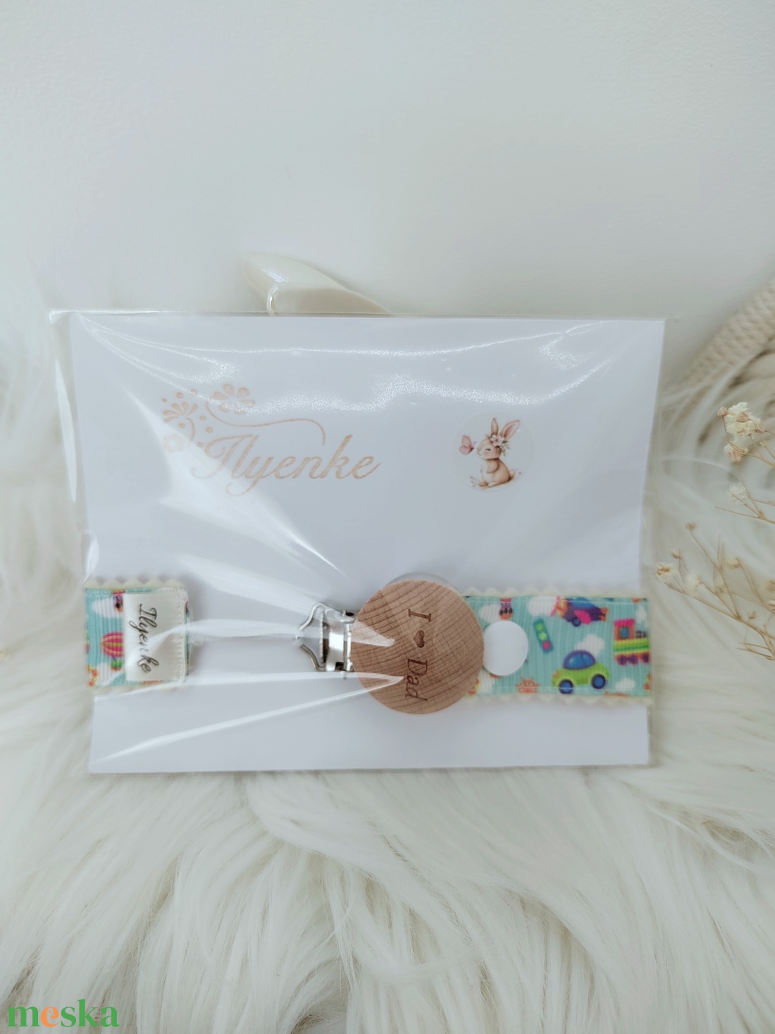 Textil cumitartó pánt.  - baba - mama - baba játékok - cumilánc - Meska.hu