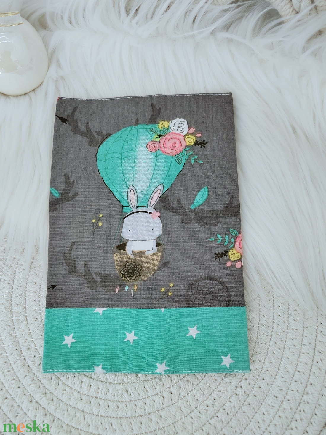 Két rétegű kiskönyv borító  - baba - mama - babaemlékek - egészségügyi kiskönyv borító - Meska.hu