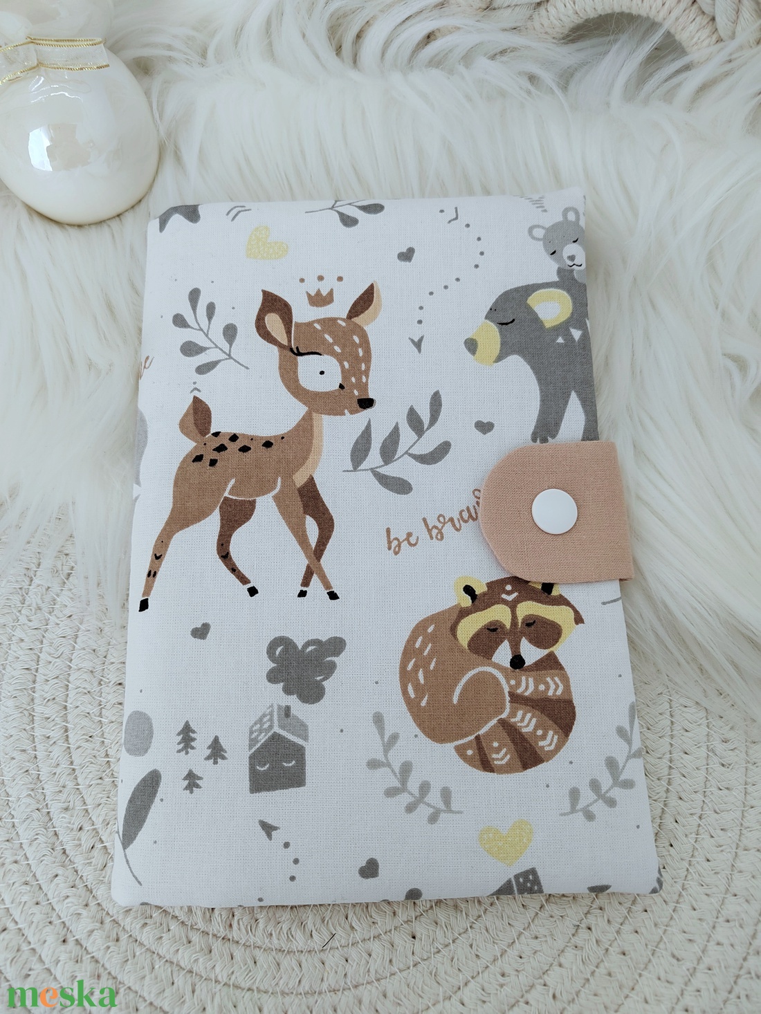 Bélelt, patentos kiskönyv boritó  - baba - mama - babaemlékek - egészségügyi kiskönyv borító - Meska.hu