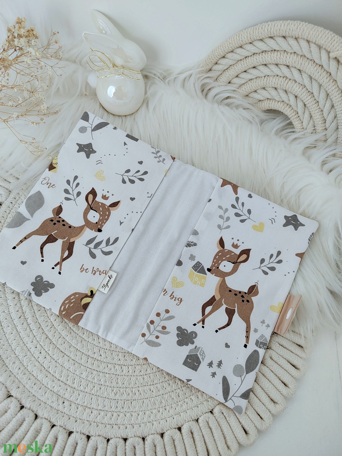 Bélelt, patentos kiskönyv boritó  - baba - mama - babaemlékek - egészségügyi kiskönyv borító - Meska.hu