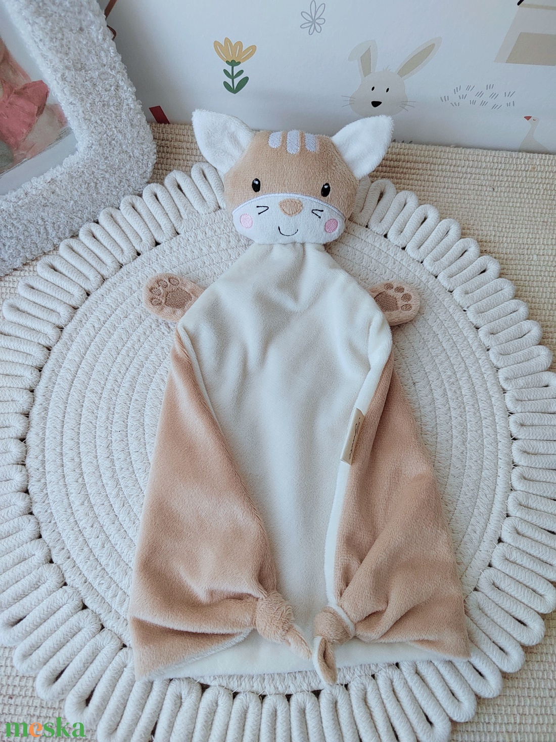 Kurusa Anna751216 részére készült plüss rongyi cica - baba - mama - baba játékok - szundikendő, alvóka - Meska.hu