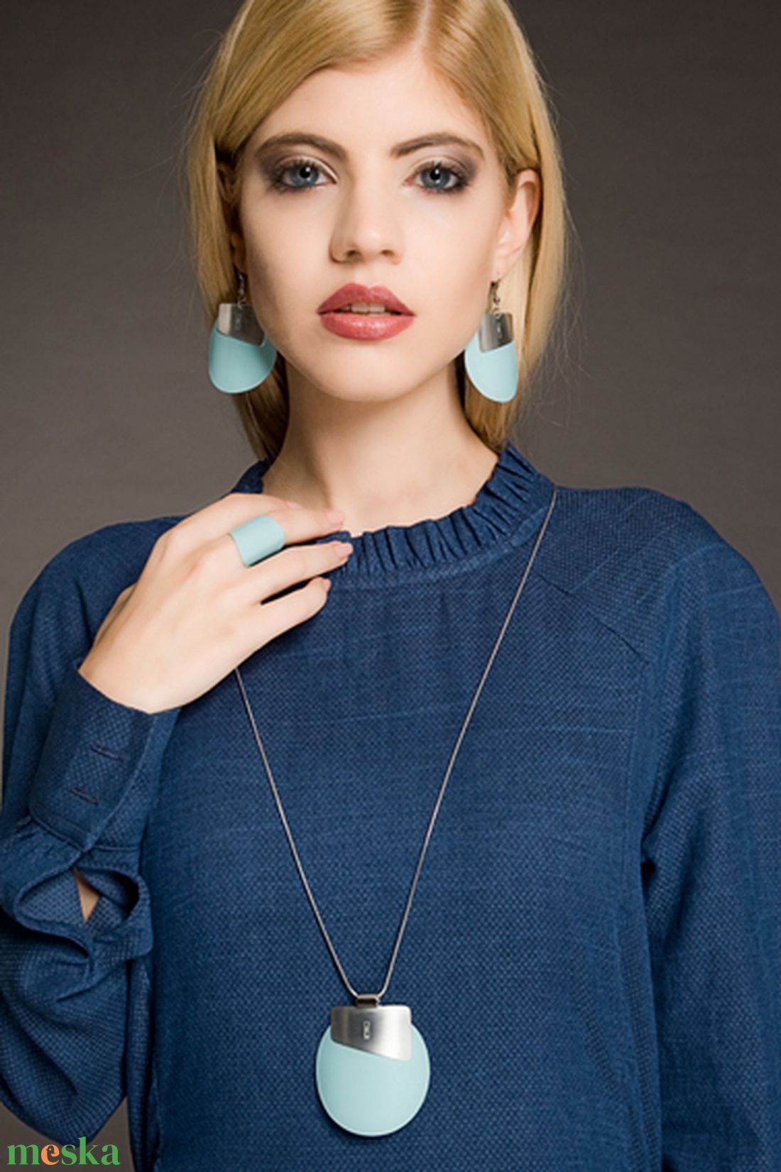 SAGA PASTELL BLUE fülbevaló - ékszer - fülbevaló - lógó fülbevaló - Meska.hu SAGA PASTELL BLUE fülbevaló - ékszer - fülbevaló - lógó fülbevaló - Meska.hu