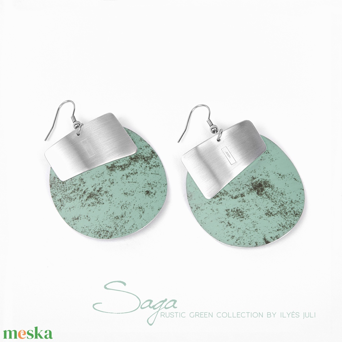 SAGA RUSTIC GREEN fülbevaló - ékszer - fülbevaló - karika fülbevaló - Meska.hu SAGA RUSTIC GREEN fülbevaló - ékszer - fülbevaló - karika fülbevaló - Meska.hu