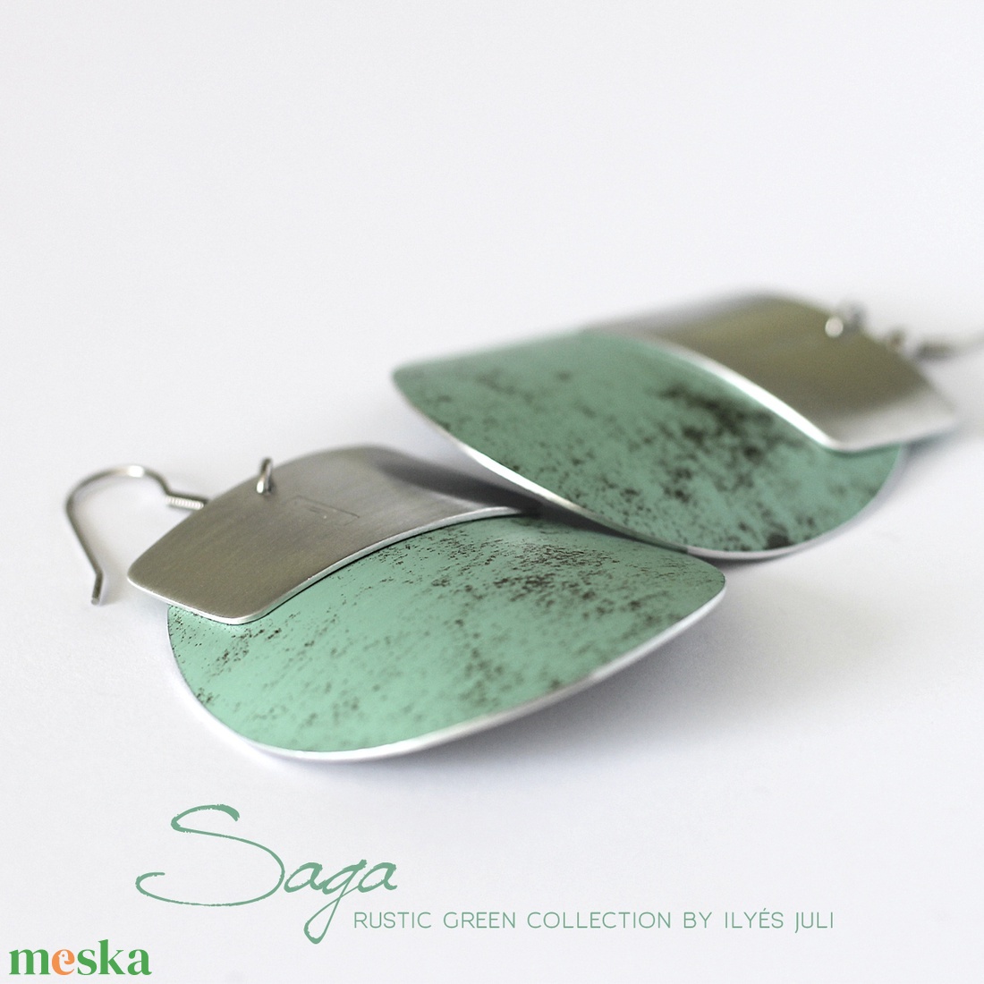 SAGA RUSTIC GREEN fülbevaló - ékszer - fülbevaló - karika fülbevaló - Meska.hu SAGA RUSTIC GREEN fülbevaló - ékszer - fülbevaló - karika fülbevaló - Meska.hu