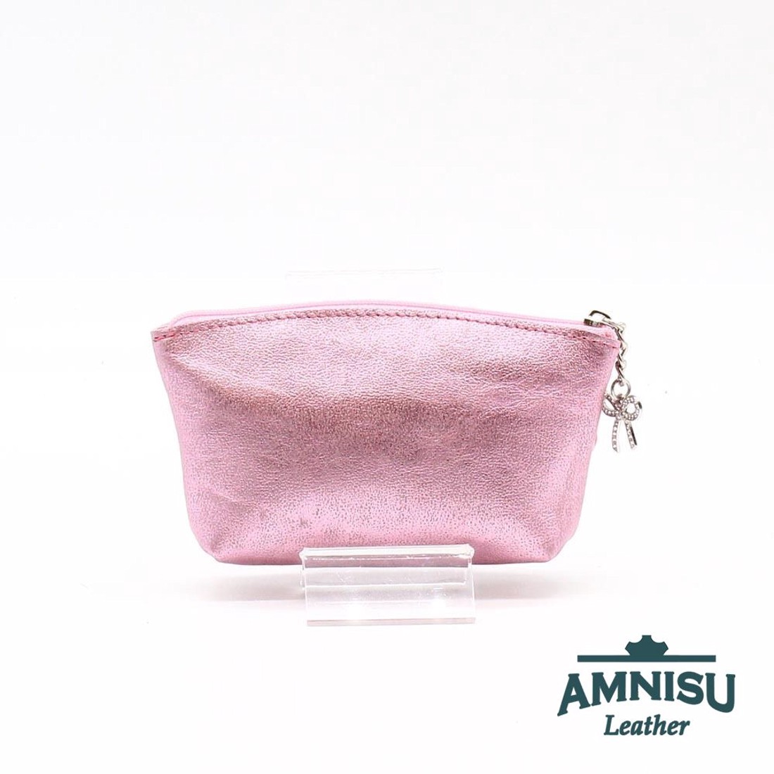 Metál rózsaszín kettő cipzáras kulcstartó B4001 - táska & tok - kulcstartó & táskadísz - kulcstartó - Meska.hu