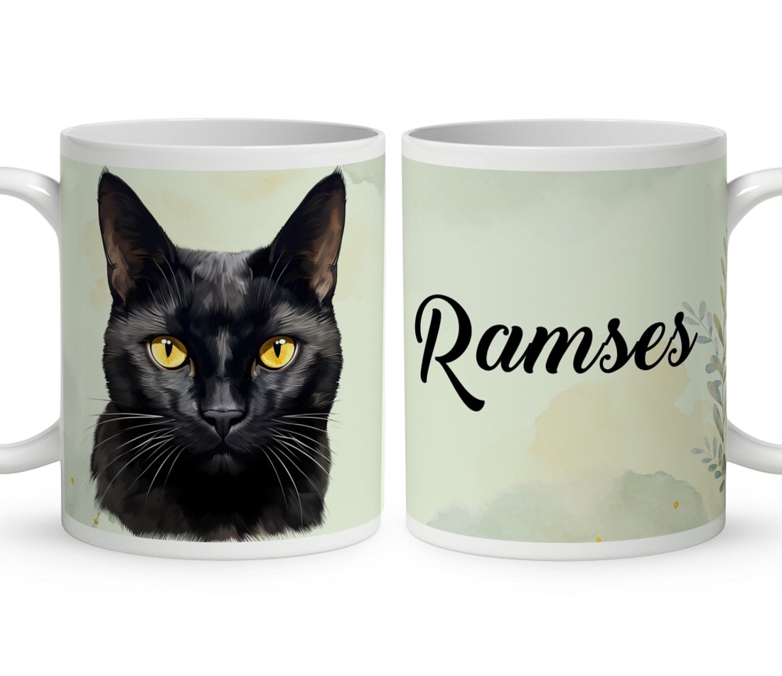 Névvel kérhető - Bombay macska portré mintás bögre - otthon & életmód - konyhafelszerelés, tálalás - tálalás - bögre & csésze - Meska.hu