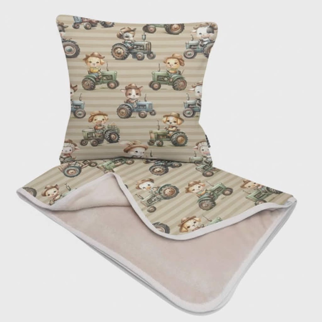 Traktoros Dupla Gyerektakaró szett  - játék & sport - ovis felszerelés - ovis ágynemű - Meska.hu