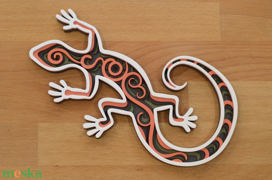 Gekko falidísz - otthon & életmód - dekoráció - fali és függő dekoráció - falra akasztható dekor - Meska.hu Gekko falidísz - otthon & életmód - dekoráció - fali és függő dekoráció - falra akasztható dekor - Meska.hu