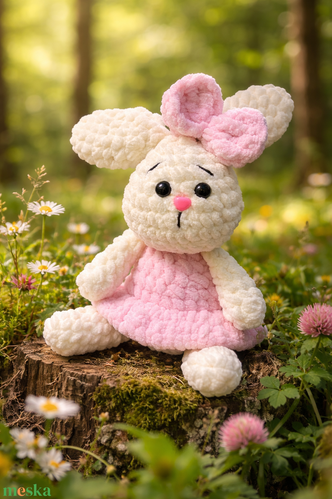 Amigurumi horgolt nyúl -  - Meska.hu