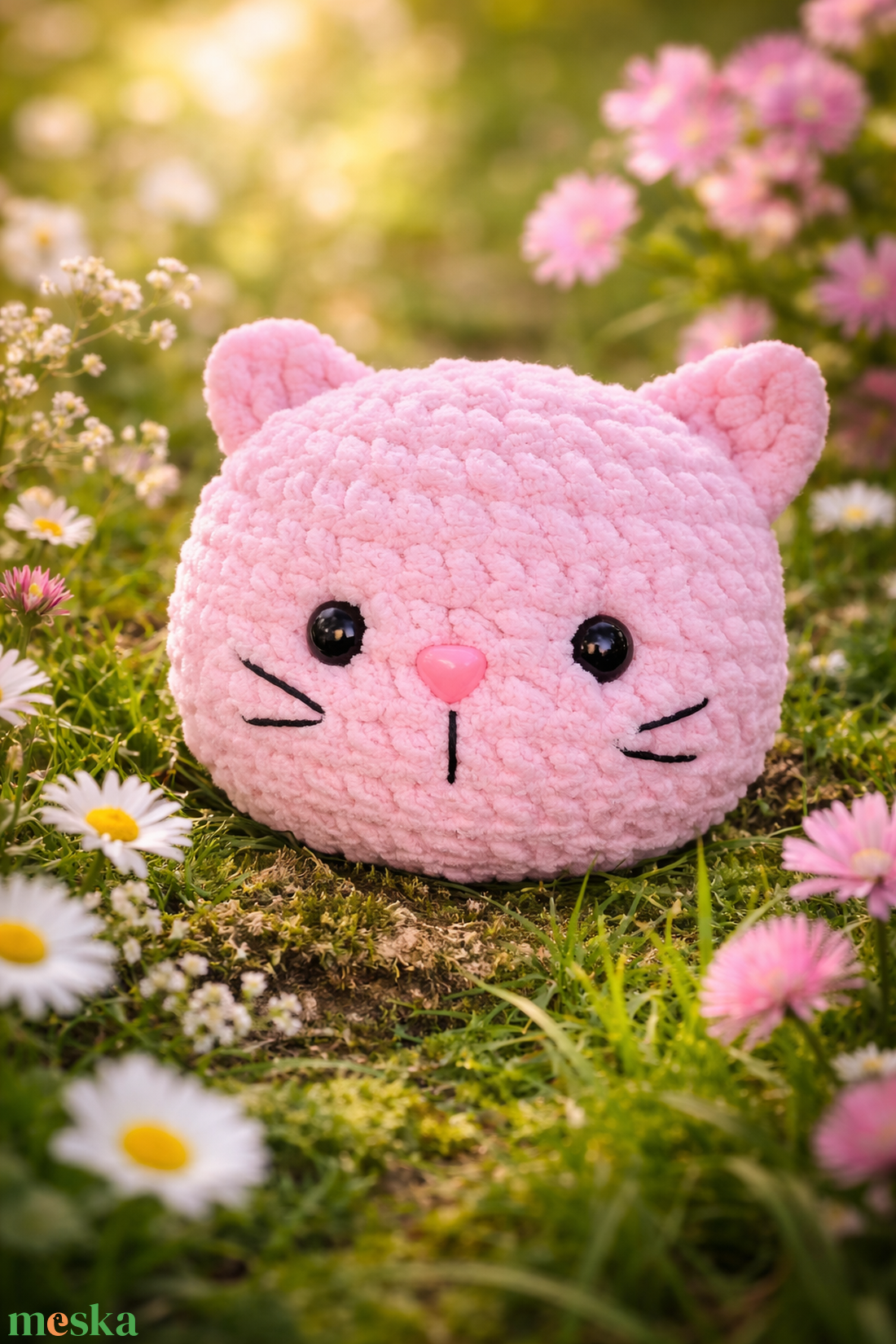 Amigurumi horgolt cica - játék & sport - plüssállat & játékfigura - cica - Meska.hu