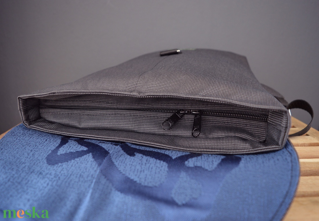 Szürke vízlepergető kicsi hátizsák - táska & tok - hátizsák - hátizsák - Meska.hu