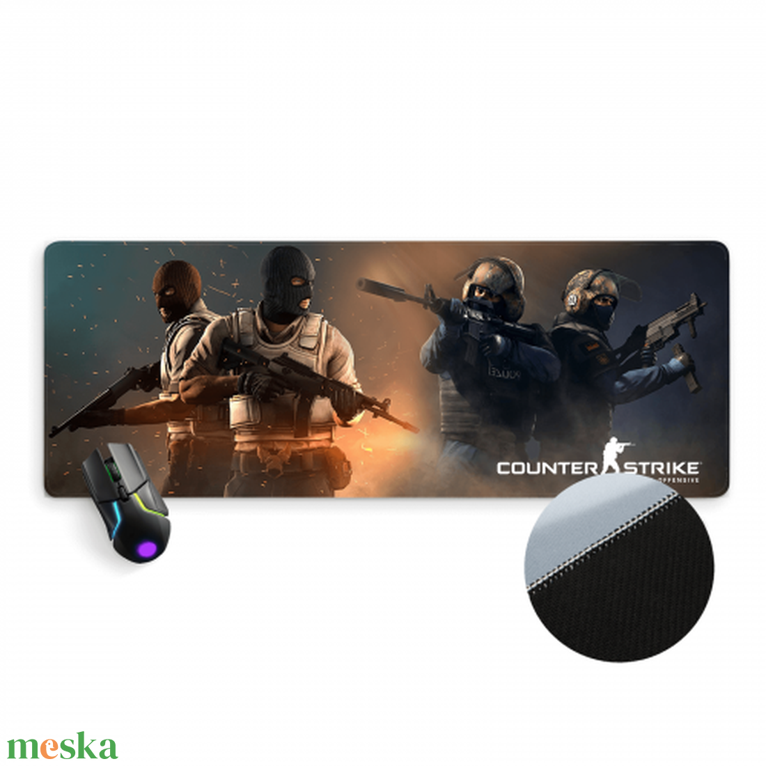 CS:GO Gaming, gamer egérpad prémium - művészet - textilkép - egyéb - Meska.hu