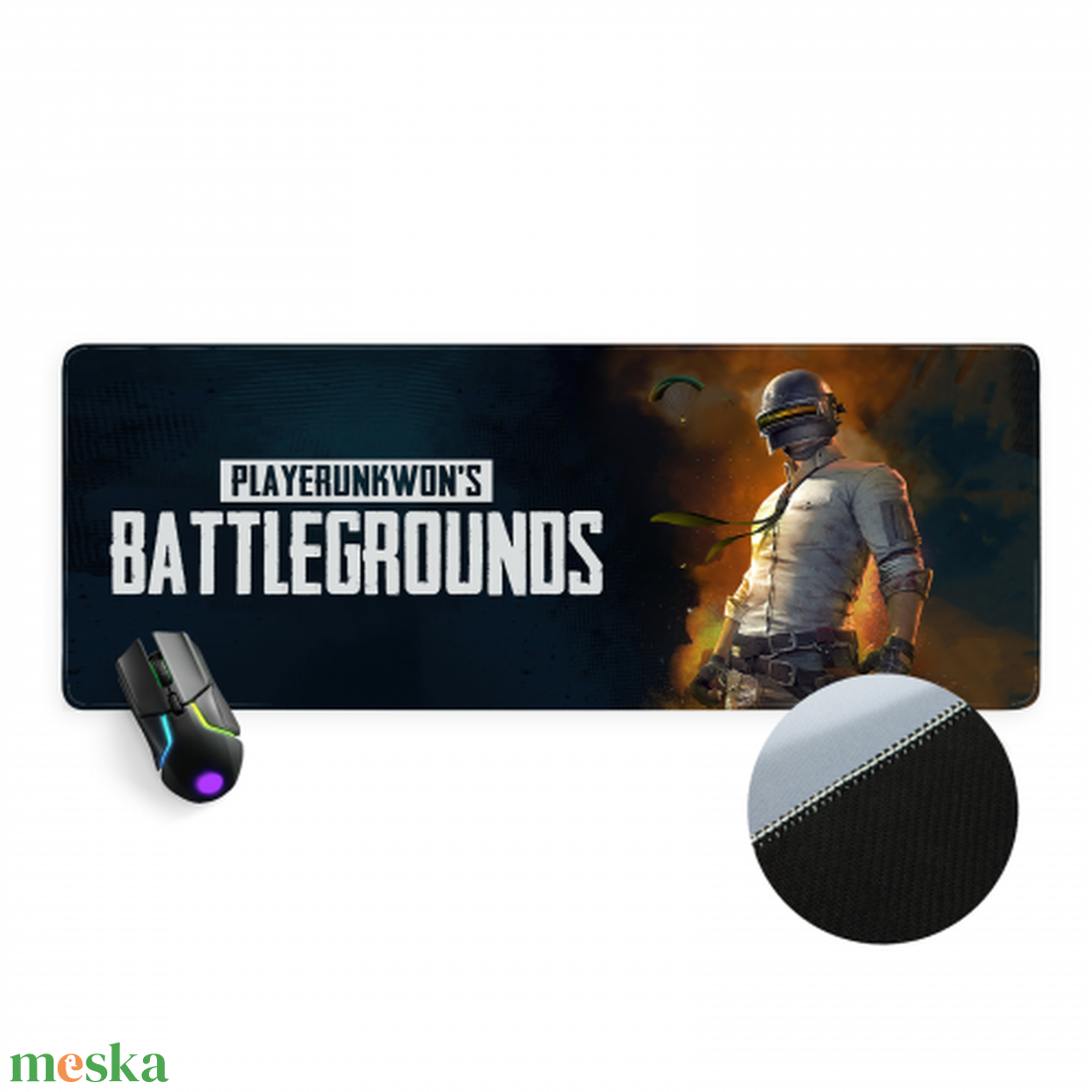 PUBG Gaming, gamer egérpad prémium - művészet - textilkép - egyéb - Meska.hu