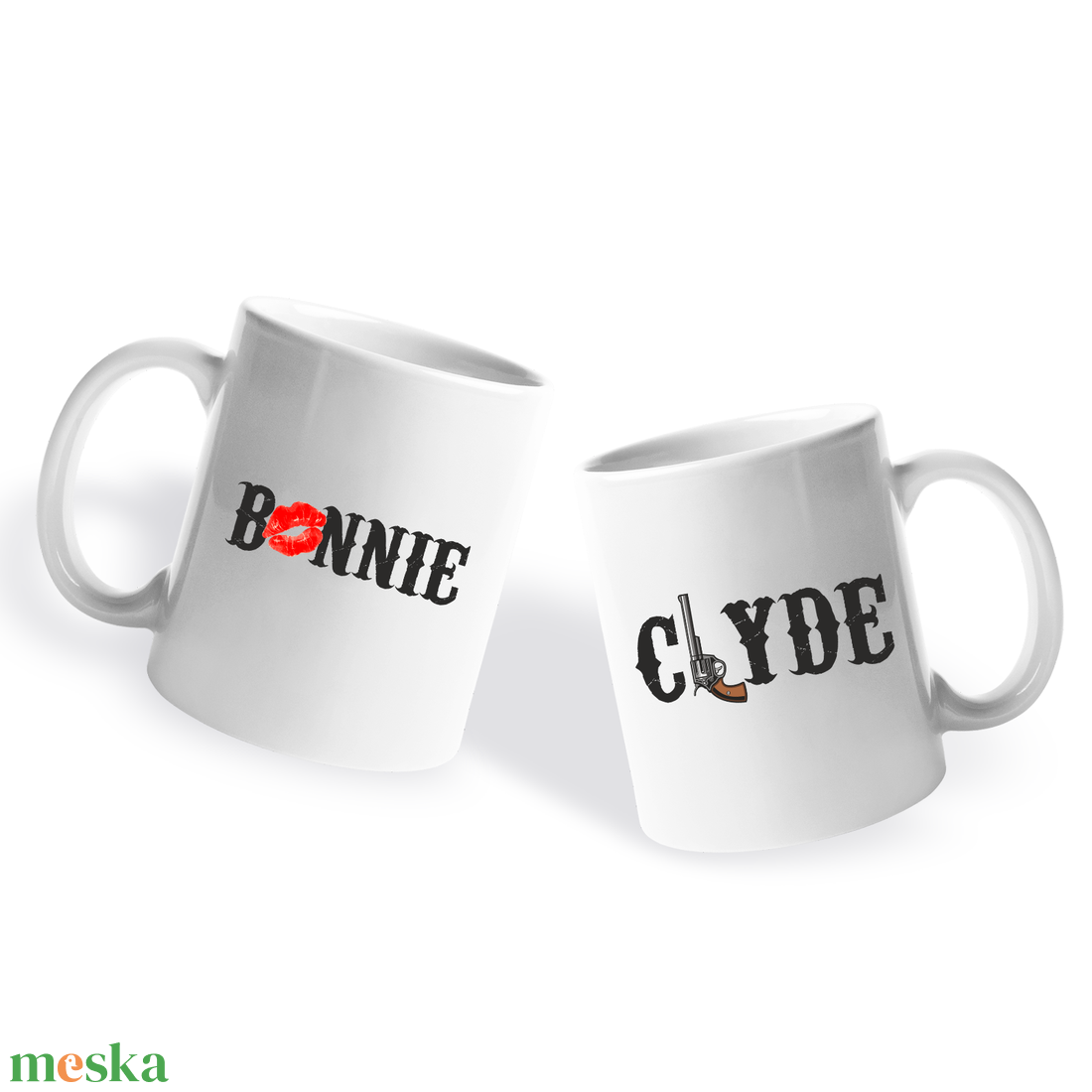 Valentin napi Páros bögre - Bonnie - Clyde - otthon & életmód - konyhafelszerelés, tálalás - tálalás - bögre & csésze - Meska.hu Valentin napi Páros bögre - Bonnie - Clyde - otthon & életmód - konyhafelszerelés, tálalás - tálalás - bögre & csésze - Meska.hu
