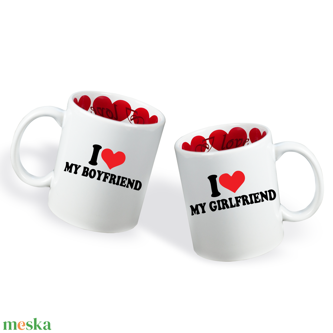 Valentin napi Páros bögre - Boyfriend-Girlfriend  - otthon & életmód - konyhafelszerelés, tálalás - tálalás - bögre & csésze - Meska.hu
