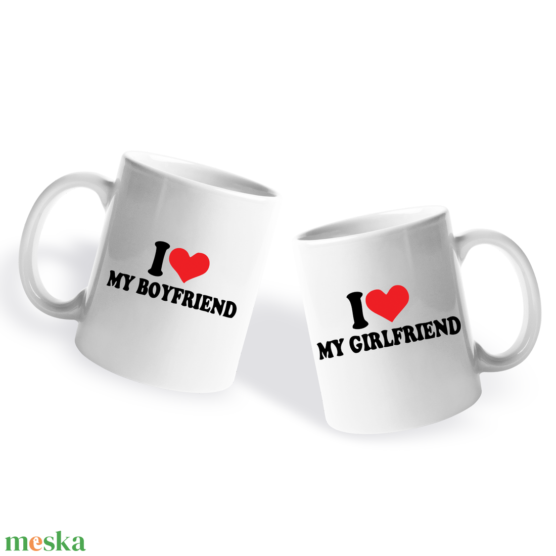 Valentin napi Páros bögre - Boyfriend-Girlfriend  - otthon & életmód - konyhafelszerelés, tálalás - tálalás - bögre & csésze - Meska.hu