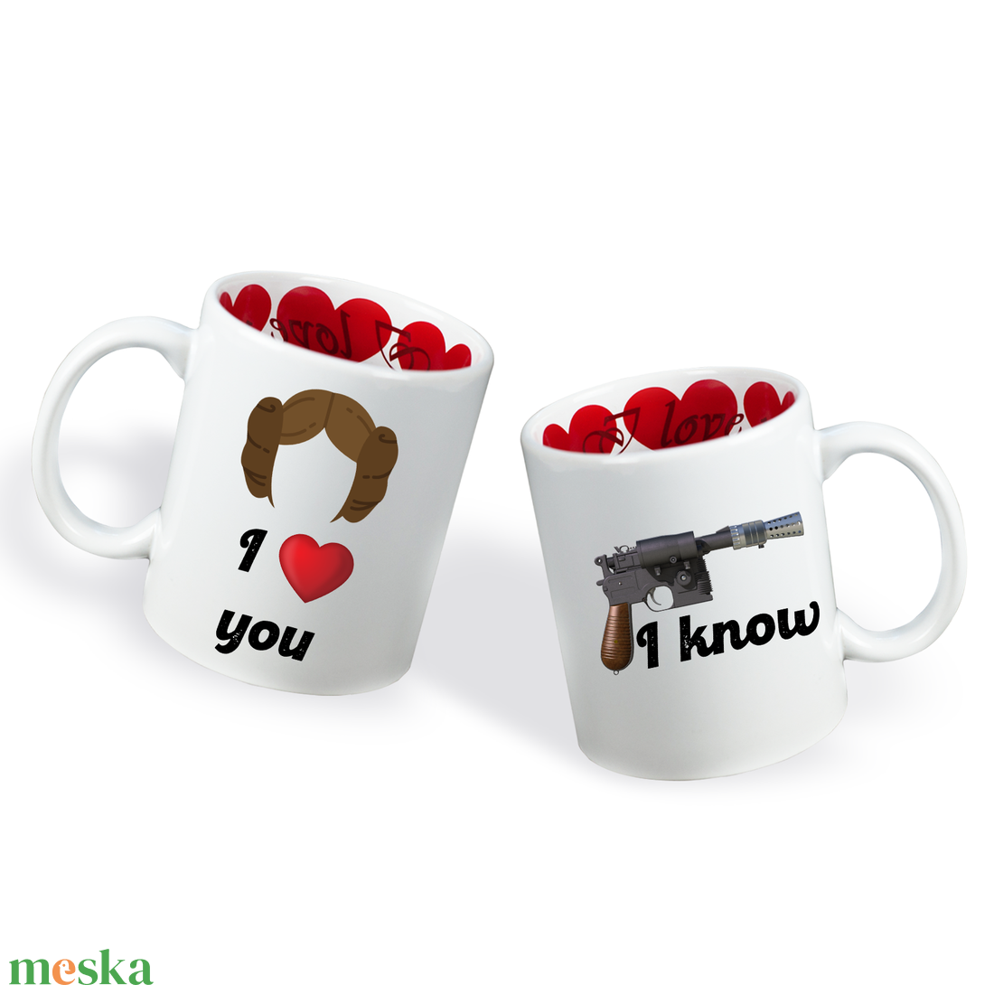Valentin napi Páros bögre - I love you - I know - otthon & életmód - konyhafelszerelés, tálalás - tálalás - bögre & csésze - Meska.hu Valentin napi Páros bögre - I love you - I know - otthon & életmód - konyhafelszerelés, tálalás - tálalás - bögre & csésze - Meska.hu