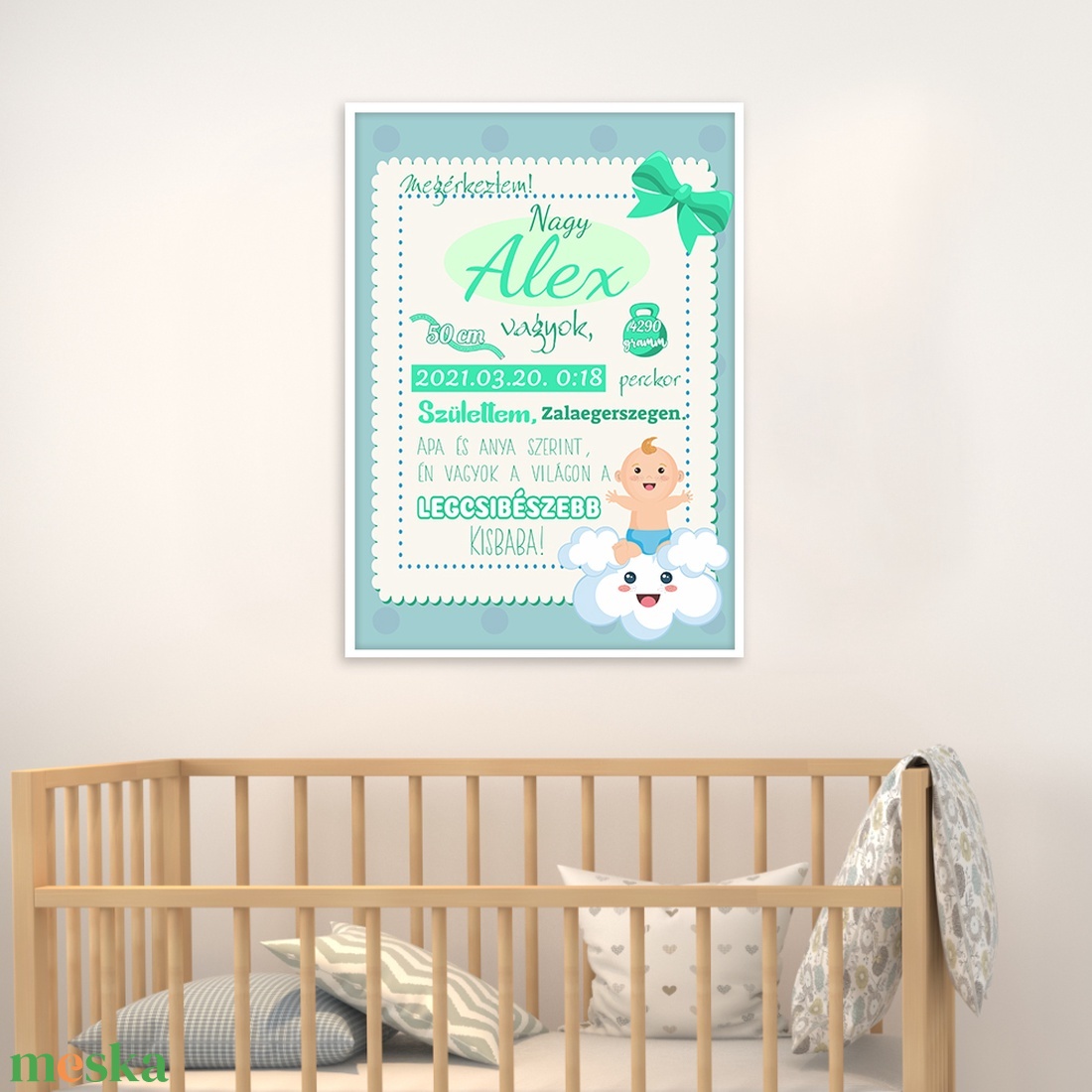 Babaposzter keretezve születési adatokkal baby, Babaszobába, Születésnapra, Újszülött ajándék - otthon & életmód - babaszoba, gyerekszoba - babaszoba kép - Meska.hu Babaposzter keretezve születési adatokkal baby, Babaszobába, Születésnapra, Újszülött ajándék - otthon & életmód - babaszoba, gyerekszoba - babaszoba kép - Meska.hu