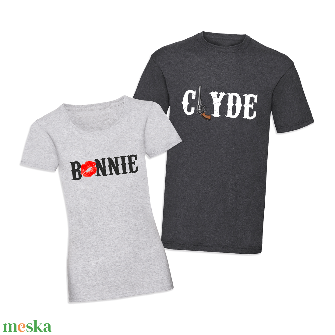 Páros mintás póló, pulóver Bonnie - Clyde - ruha & divat - páros szett - női-férfi páros szett - Meska.hu Páros mintás póló, pulóver Bonnie - Clyde - ruha & divat - páros szett - női-férfi páros szett - Meska.hu