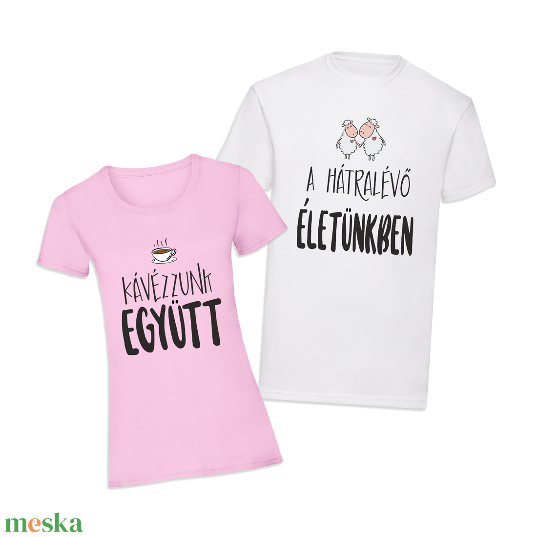 Páros mintás póló, pulóver Kávézunk együtt - ruha & divat - páros szett - női-férfi páros szett - Meska.hu Páros mintás póló, pulóver Kávézunk együtt - ruha & divat - páros szett - női-férfi páros szett - Meska.hu