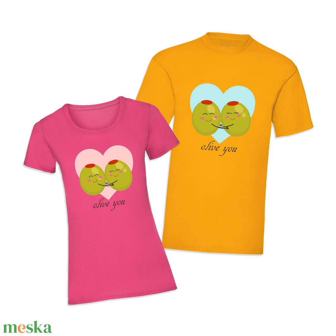 Páros mintás póló, pulóver Olive you - ruha & divat - páros szett - női-férfi páros szett - Meska.hu Páros mintás póló, pulóver Olive you - ruha & divat - páros szett - női-férfi páros szett - Meska.hu