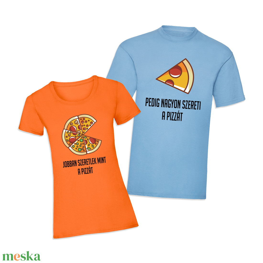 Páros mintás póló, pulóver Pizza - ruha & divat - páros szett - női-férfi páros szett - Meska.hu Páros mintás póló, pulóver Pizza - ruha & divat - páros szett - női-férfi páros szett - Meska.hu