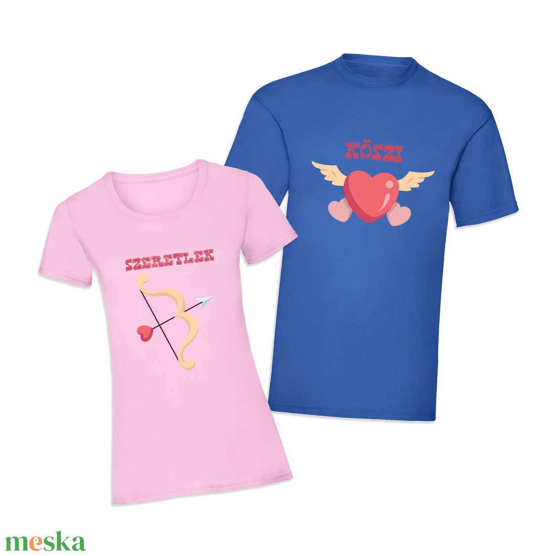 Páros mintás póló, pulóver Szeretlek - Köszi - ruha & divat - páros szett - női-férfi páros szett - Meska.hu Páros mintás póló, pulóver Szeretlek - Köszi - ruha & divat - páros szett - női-férfi páros szett - Meska.hu