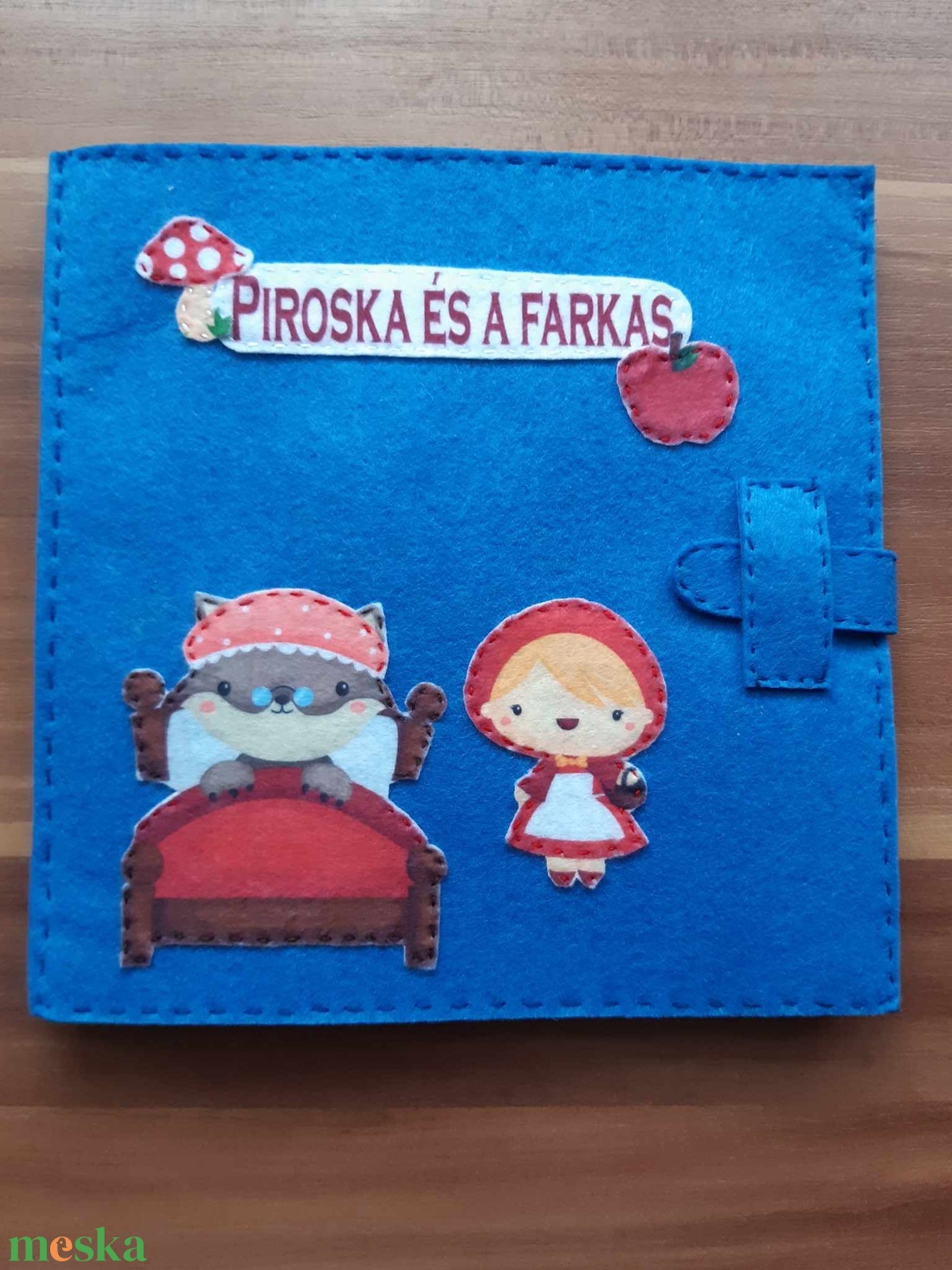 Piroska és a farkas (ujjbábos meséskönyv) - játék & sport - bábok - ujjbáb - Meska.hu Piroska és a farkas (ujjbábos meséskönyv) - játék & sport - bábok - ujjbáb - Meska.hu