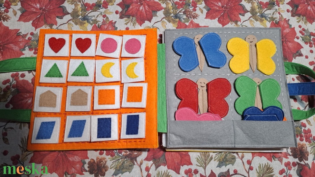 Okoskönyv (csendes könyv) - játék & sport - készségfejlesztő és logikai játék - oktató játékok - Meska.hu