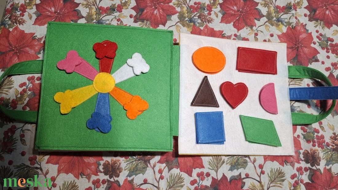 Okoskönyv (csendes könyv) - játék & sport - készségfejlesztő és logikai játék - oktató játékok - Meska.hu