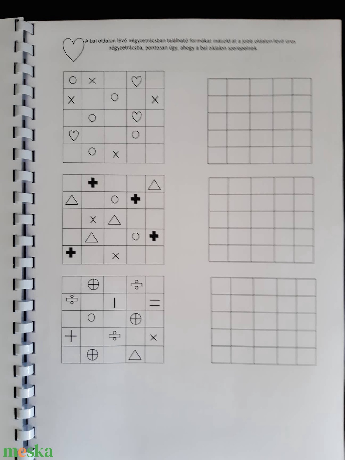 Óvodásoknak iskolafelkészítő feladatok 1. - játék & sport - készségfejlesztő és logikai játék - oktató játékok - Meska.hu