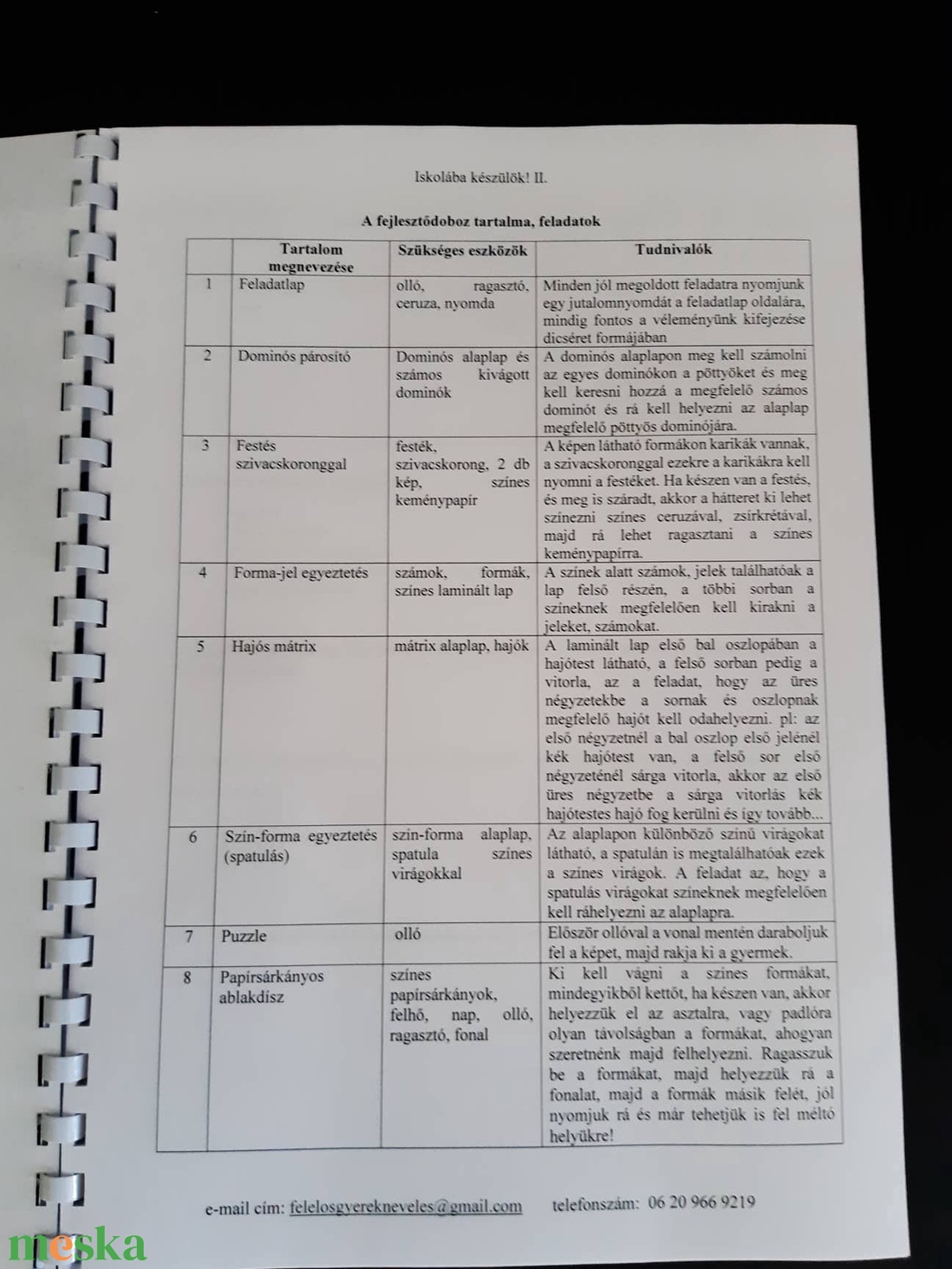 Óvodásoknak iskolafelkészítő feladatok 2. - játék & sport - készségfejlesztő és logikai játék - oktató játékok - Meska.hu
