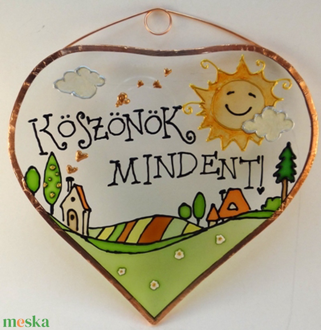Köszönök mindent! - házikós - Üveg, Üvegkép - - Meska.hu Köszönök mindent! - házikós - Üveg, Üvegkép - - Meska.hu