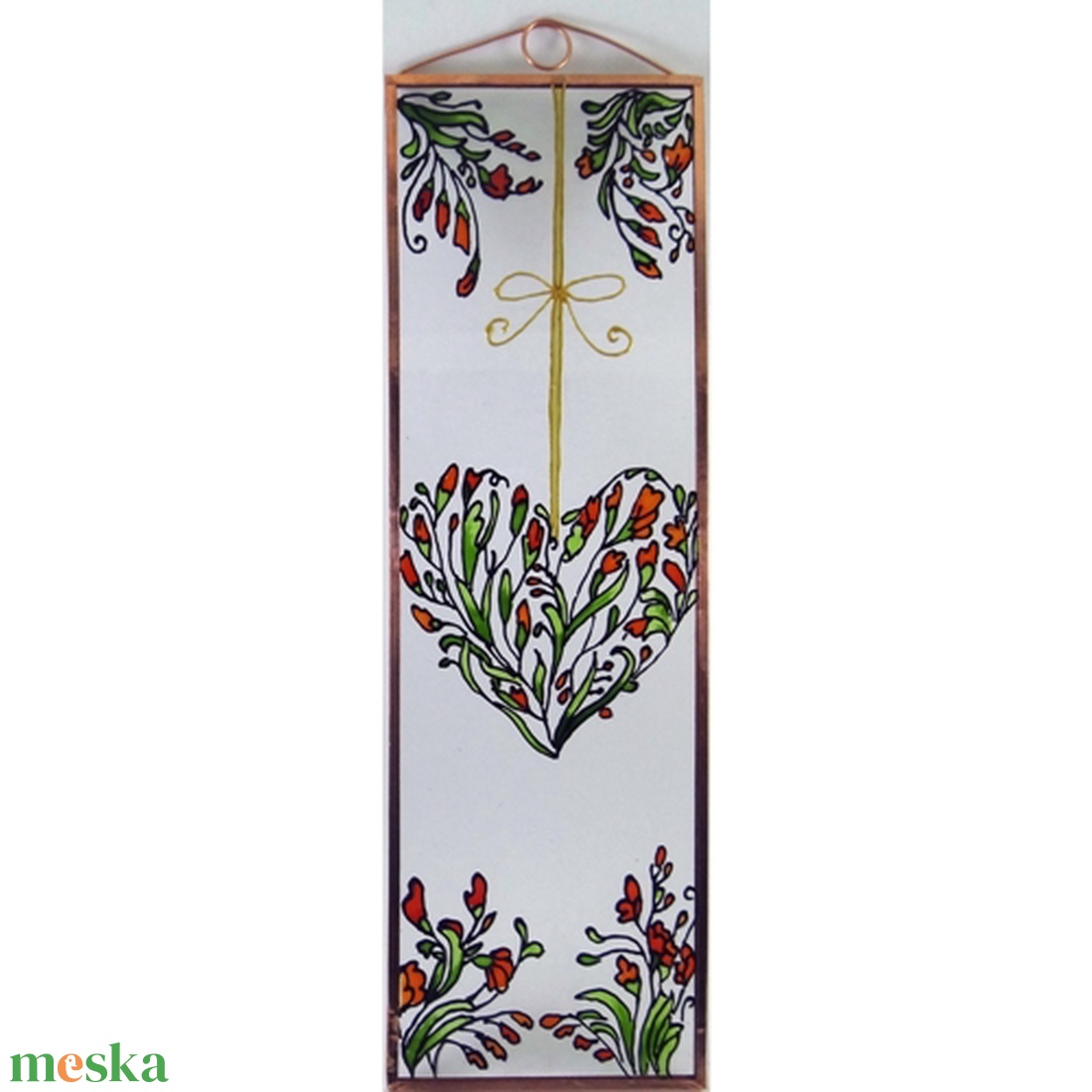 Frézia - Üveg, Üvegkép - otthon & életmód - dekoráció - kép & falikép - üvegkép - Meska.hu