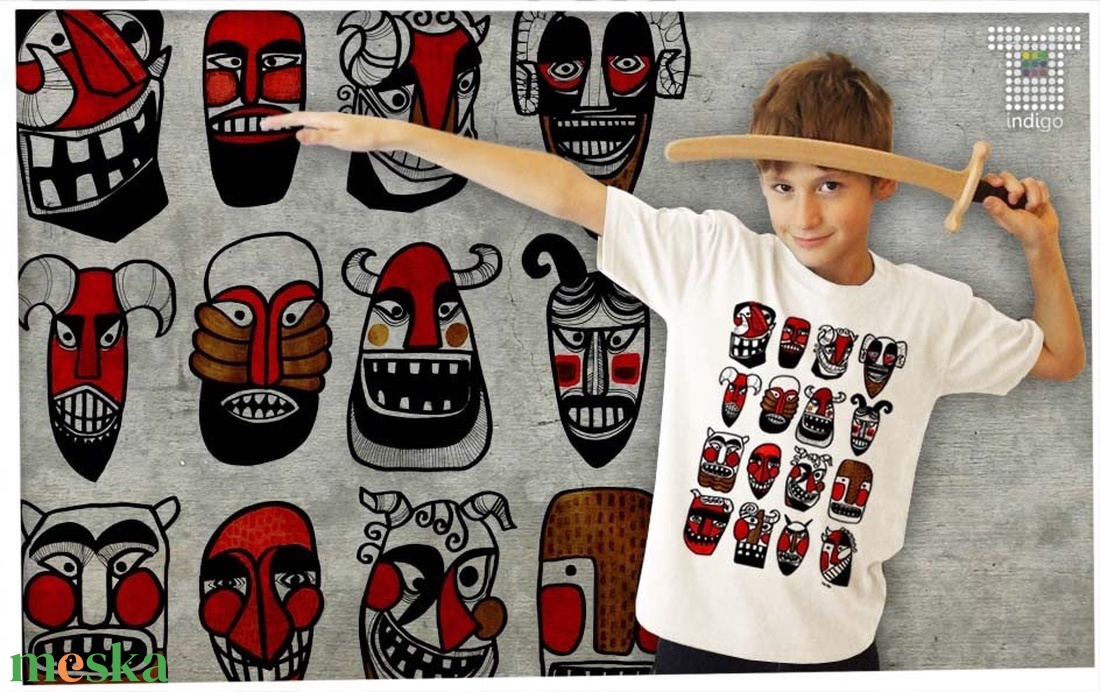 Busó álarcok - ruha & divat - férfi ruha - póló - Meska.hu Busó álarcok - ruha & divat - férfi ruha - póló - Meska.hu