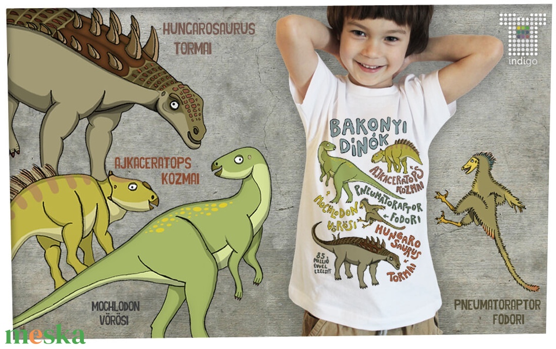 Bakonyi dínók gyerekpólón - ruha & divat - babaruha & gyerekruha - póló - Meska.hu Bakonyi dínók gyerekpólón - ruha & divat - babaruha & gyerekruha - póló - Meska.hu