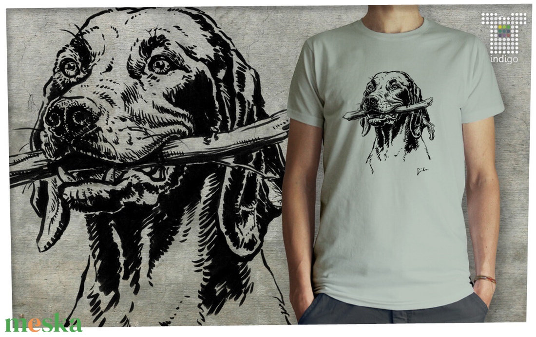 Vizsla - ruha & divat - férfi ruha - póló - Meska.hu Vizsla - ruha & divat - férfi ruha - póló - Meska.hu